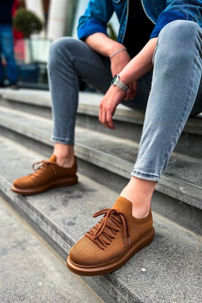 CH307 - RT Tricot Erkek Ayakkabı KAHVE