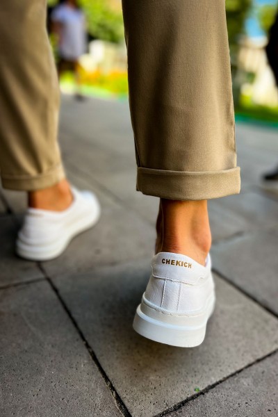 CH979 - Santoni CRT Spor Erkek Ayakkabı BEYAZ CH979 - Santoni CRT Spor Erkek Ayakkabı BEYAZ