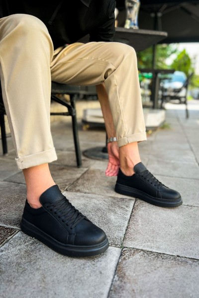 CH979 - Santoni CRT Spor Erkek Ayakkabı SIYAH CH979 - Santoni CRT Spor Erkek Ayakkabı SIYAH