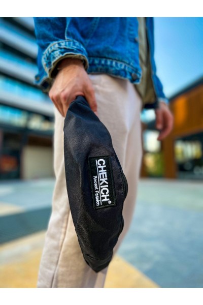 CNT002 - Keten Erkek Çapraz Çantası SIYAH