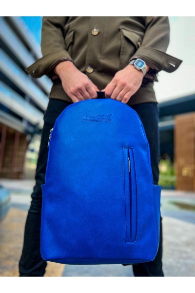 CNT104 - Cilt Erkek Sırt Çantası MAVI